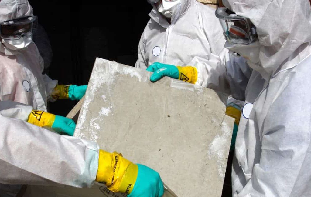 Asbestos panel removal